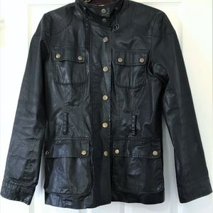Banana Republic Waxed Field Jacket Pocket Coat M